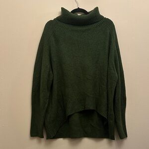 Fashion Nova NWT Size 2X Green‎ Cowl Neck Sweater Oversized Soft Cozy Holiday